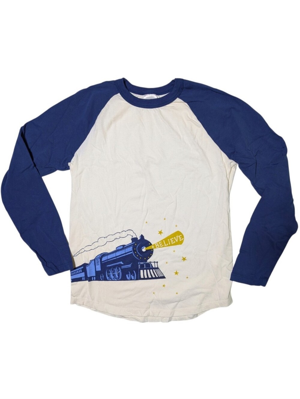 Hanna Polar Express "Believe" Holiday Raglan Tee